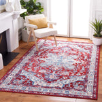 Safavieh Brentwood 852 Rug, Red, BNT852 - Red / Ivory