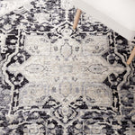 Safavieh Brentwood 852 Rug, Black, BNT852 - Black / Ivory