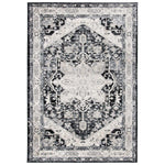 Safavieh Brentwood 852 Rug, Black, BNT852 - Black / Ivory