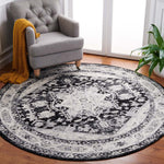 Safavieh Brentwood 852 Rug, Black, BNT852 - Black / Ivory