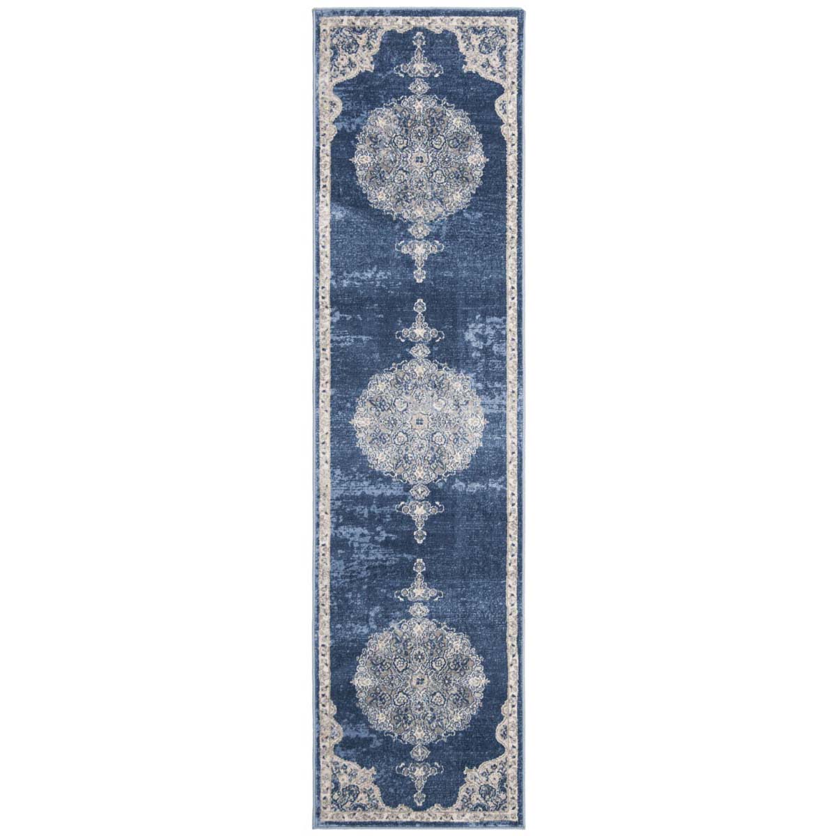 Safavieh Brentwood 867 Rug, Blue, BNT867 - Navy / Light Grey