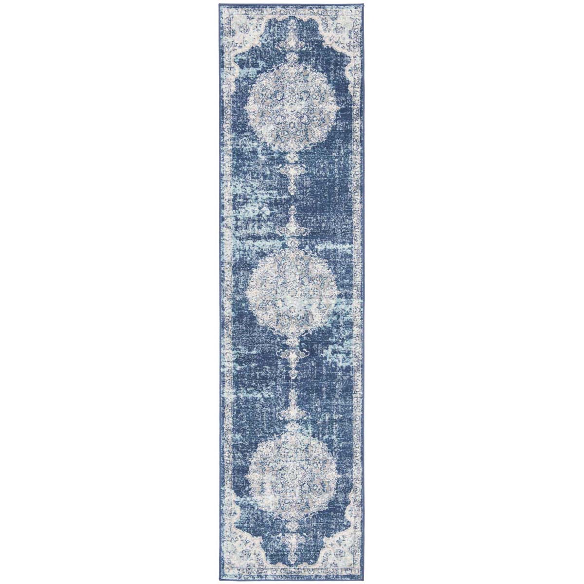 Safavieh Brentwood 867 Rug, Blue, BNT867 - Navy / Ivory