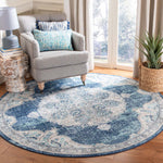 Safavieh Brentwood 867 Rug, Blue, BNT867 - Navy / Ivory