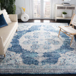 Safavieh Brentwood 867 Rug, Blue, BNT867 - Navy / Ivory