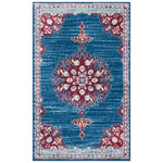 Safavieh Brentwood 867 Rug, Blue, BNT867 - Navy / Burgundy