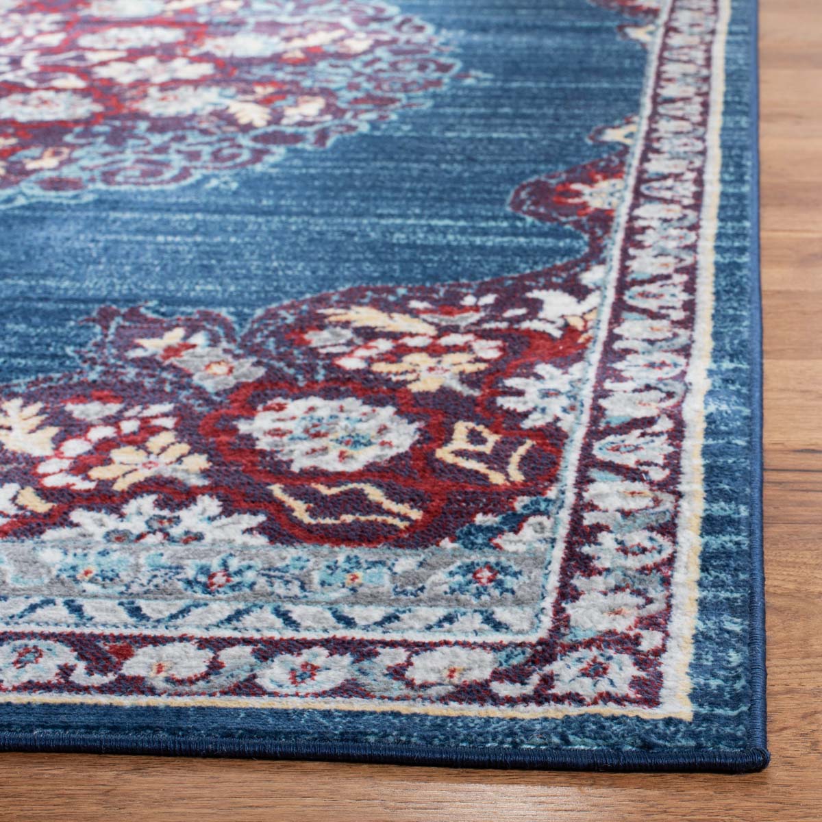 Safavieh Brentwood 867 Rug, Blue, BNT867 - Navy / Burgundy