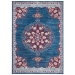 Safavieh Brentwood 867 Rug, Blue, BNT867 - Navy / Burgundy