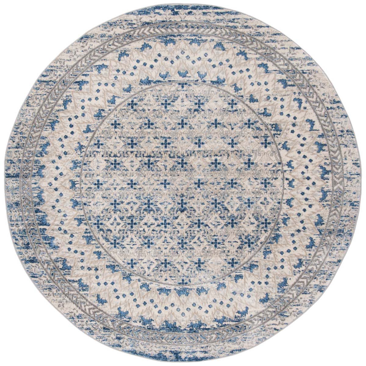 Safavieh Brentwood 899 Rug, Blue, BNT899 - Light Grey / Blue