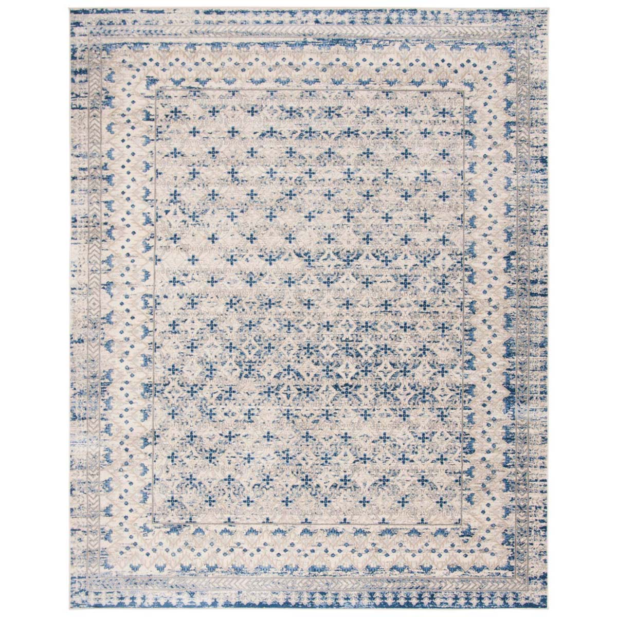 Safavieh Brentwood 899 Rug, Blue, BNT899 - Light Grey / Blue