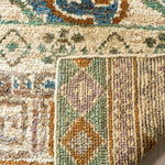 Safavieh Bohemian 636 Rug, BOH636 - Bleach / Gold