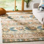 Safavieh Bohemian 636 Rug, BOH636 - Bleach / Gold