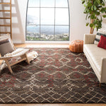 Safavieh Bohemian 668 Rug, BOH668 - Dark Brown / Multi