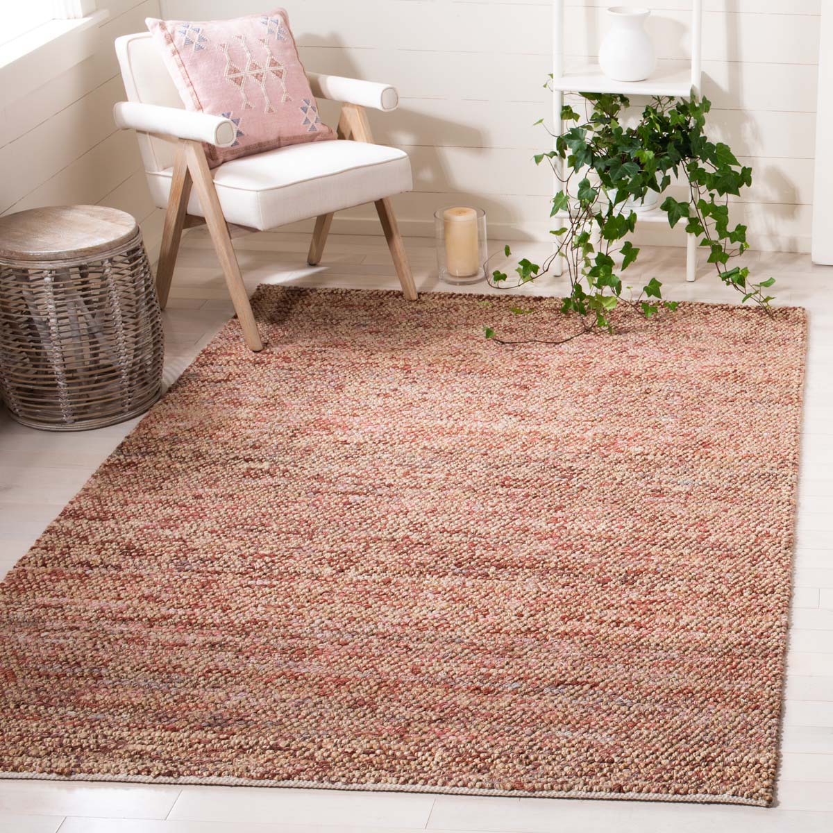 Safavieh Bohemian 901 Rug, BOH901 - Natural / Pink