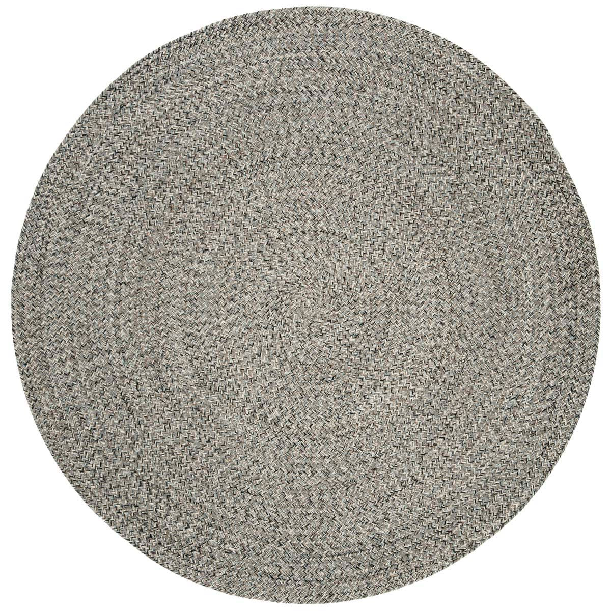 Safavieh Braided 256 Rug, BRD256 - Ivory / Steel Grey