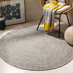 Safavieh Braided 256 Rug, BRD256 - Ivory / Steel Grey