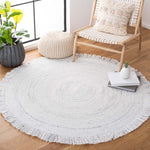 Safavieh Braided 275 Rug, BRD275 - Ivory / Grey
