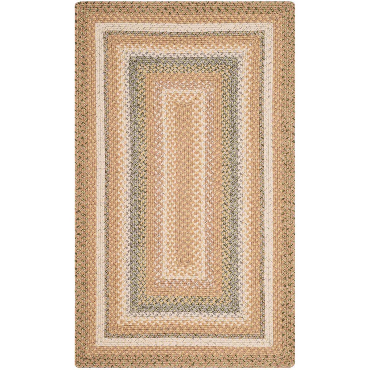 Safavieh Braided 314 Rug, BRD314 - Tan / Multi
