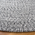 Safavieh Braided 351 Rug, BRD351 - Ivory / Black
