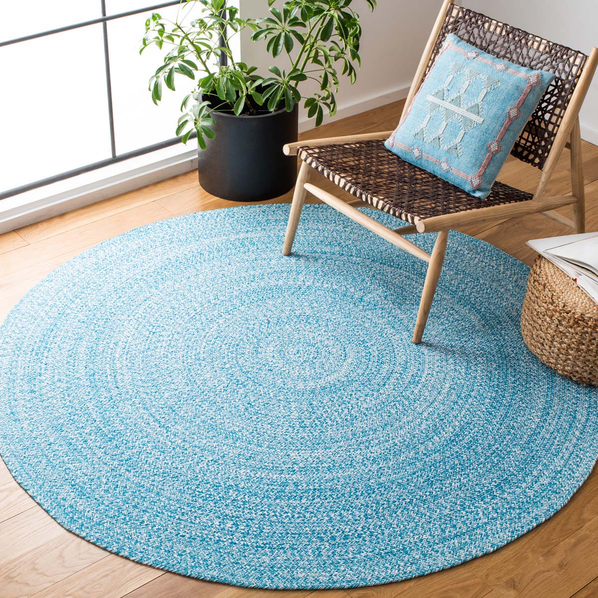 Safavieh Braided 351 Rug, BRD351 - Blue / Ivory