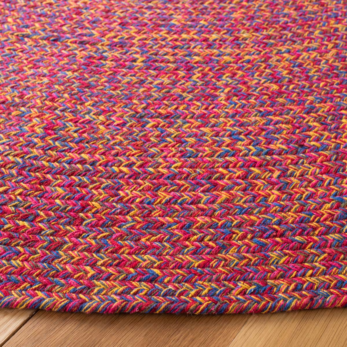 Safavieh Braided 351 Rug, BRD351 - Red / Yellow