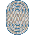 Safavieh Braided 401 Rug, BRD401 - Ivory / Blue