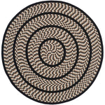 Safavieh Braided 401 Rug, BRD401 - Ivory / Black