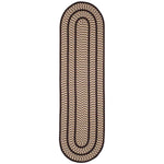 Safavieh Braided 401 Rug, BRD401 - Ivory / Dark Brown