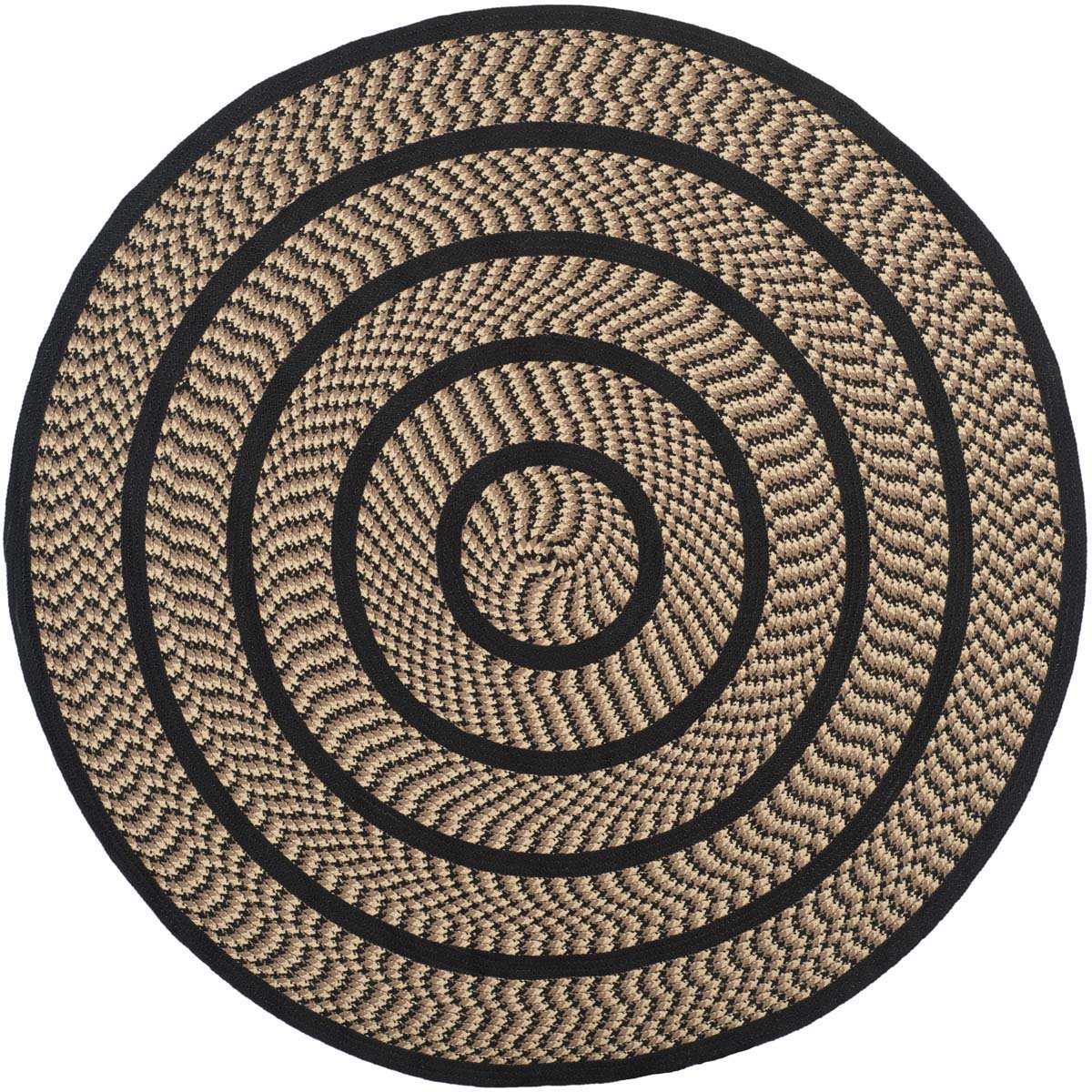 Safavieh Braided 401 Rug, BRD401 - Beige / Black