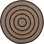 Safavieh Braided 401 Rug, BRD401 - Beige / Black