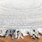 Safavieh Braided 451 Rug, BRD451 - Light Grey