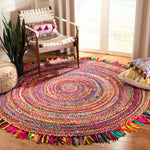 Safavieh Braided 451 Rug, BRD451 - Red / Multi