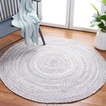 Safavieh Braided 452 Rug, BRD452 - Light Grey