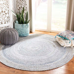 Safavieh Braided 452 Rug, BRD452 - Light Grey