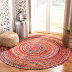 Safavieh Braided 452 Rug, BRD452 - Rust / Multi