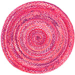 Safavieh Braided 452 Rug, BRD452 - Pink / Fuchsia