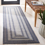 Safavieh Braided 652 Rug, BRD652 - Grey / Blue