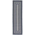 Safavieh Braided 652 Rug, BRD652 - Grey / Blue