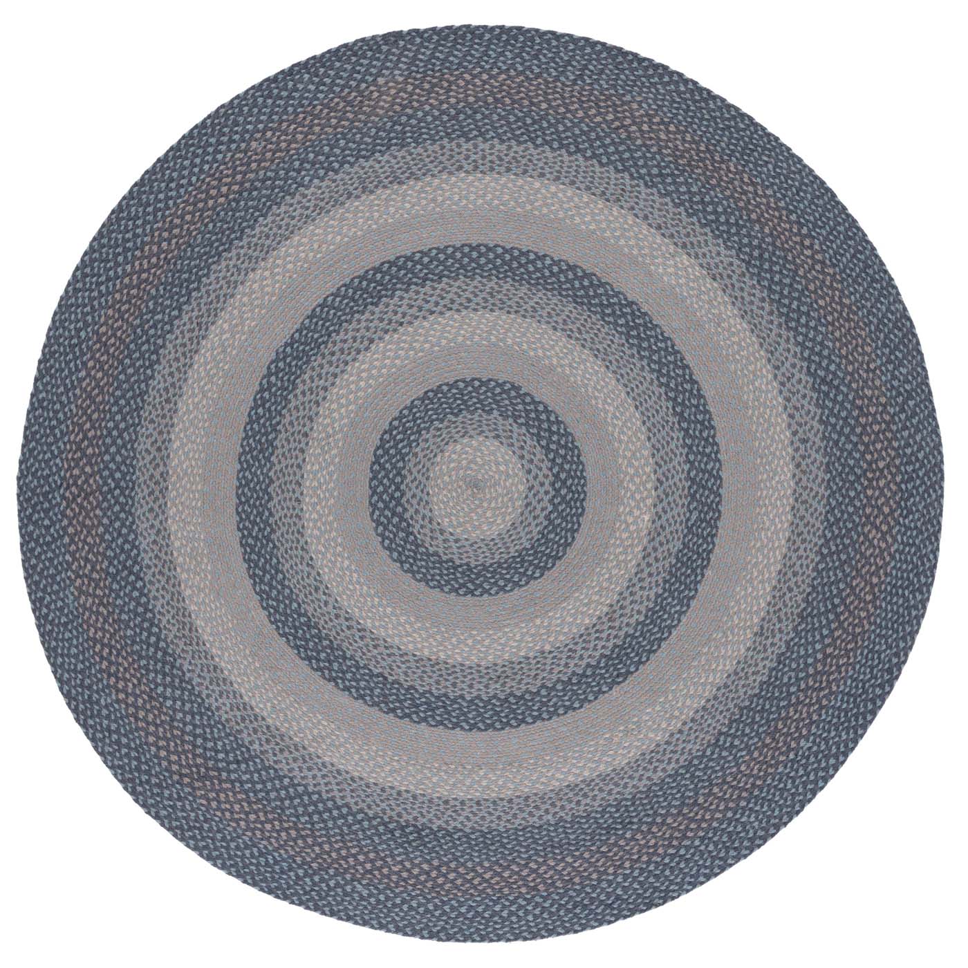 Safavieh Braided 652 Rug, BRD652 - Grey / Blue