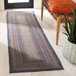 Safavieh Braided 652 Rug, BRD652 - Grey / Brown