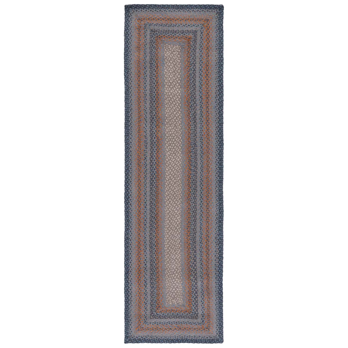 Safavieh Braided 652 Rug, BRD652 - Grey / Brown