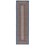 Safavieh Braided 652 Rug, BRD652 - Grey / Brown