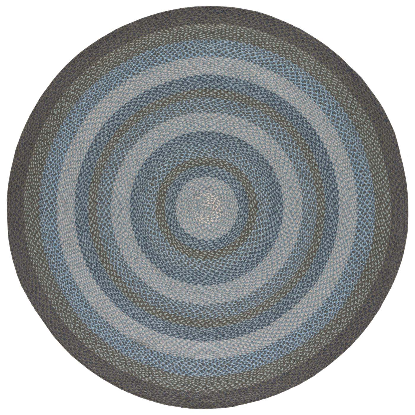 Safavieh Braided 652 Rug, BRD652 - Light Blue / Green