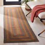 Safavieh Braided 652 Rug, BRD652 - Green / Rust