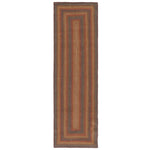 Safavieh Braided 652 Rug, BRD652 - Green / Rust