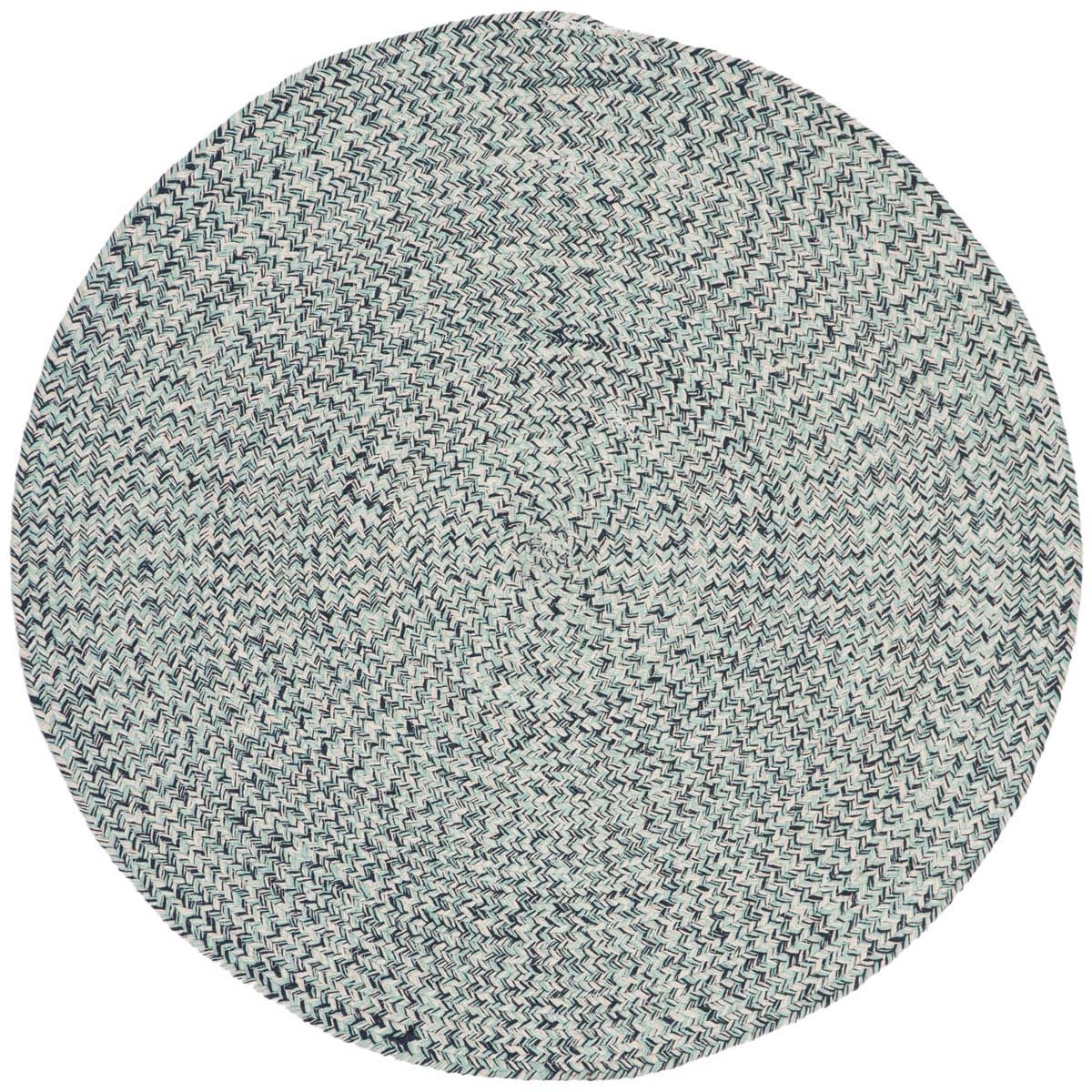 Safavieh Braided 701 Rug, BRD701 - Aqua / Ivory