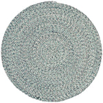 Safavieh Braided 701 Rug, BRD701 - Aqua / Ivory