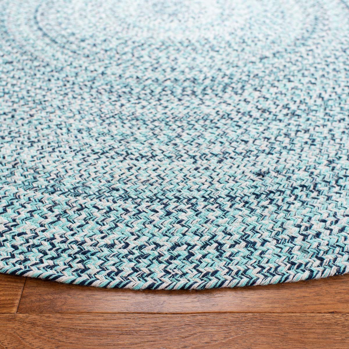 Safavieh Braided 701 Rug, BRD701 - Aqua / Ivory