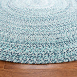 Safavieh Braided 701 Rug, BRD701 - Aqua / Ivory