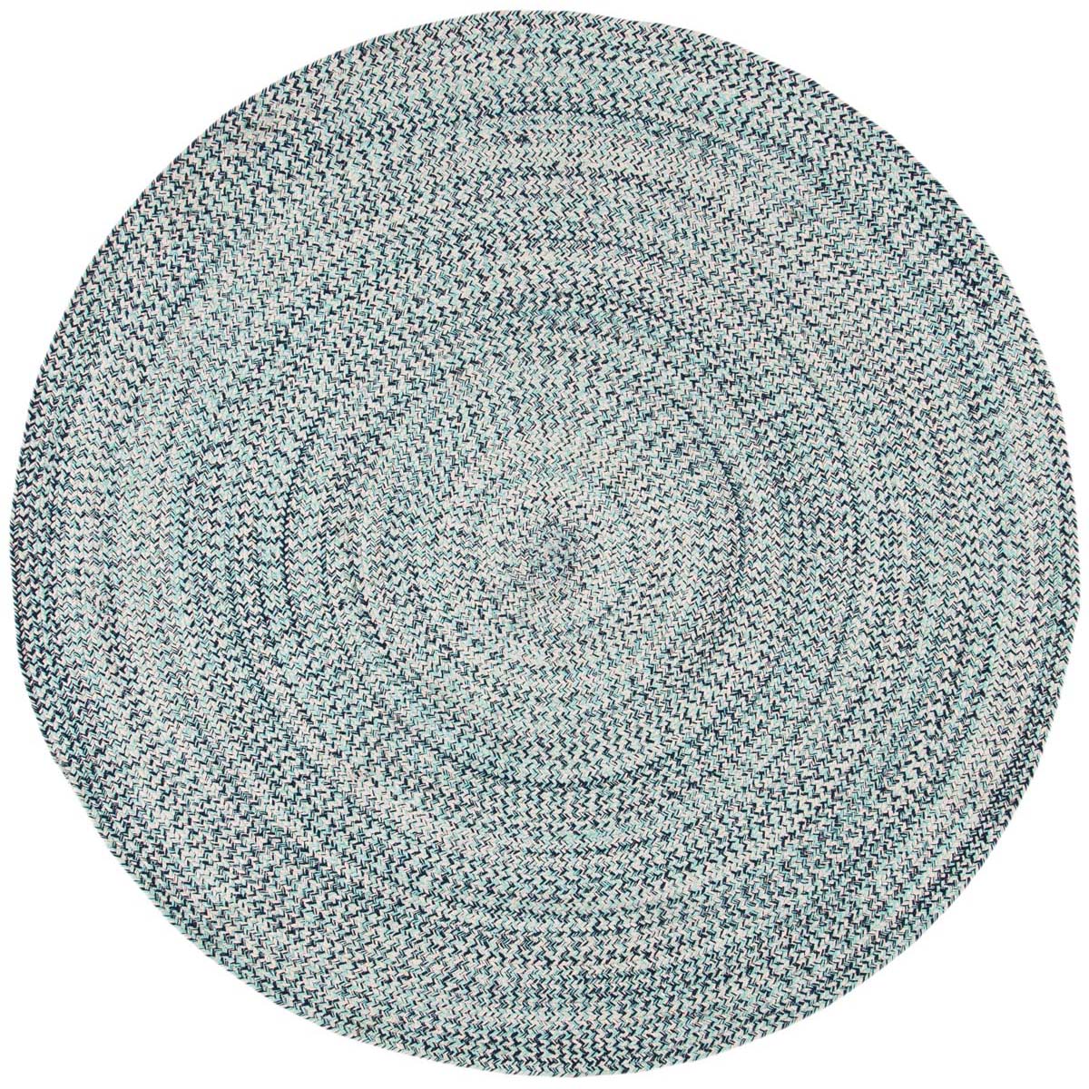 Safavieh Braided 701 Rug, BRD701 - Aqua / Ivory