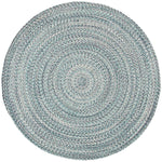 Safavieh Braided 701 Rug, BRD701 - Aqua / Ivory